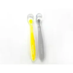 Primo Passi - Colher de Silicone 4Pk, Cinza/Amarelo Online