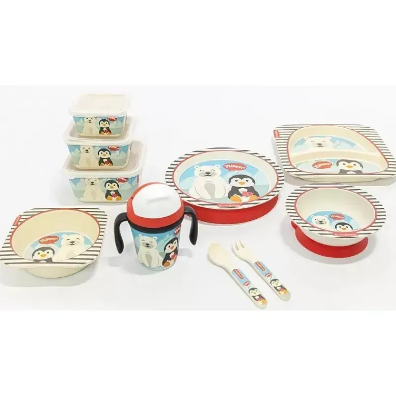 primo_passi__colher_e_gar_SKU9cLtlfSu_1.webp Primo Passi - Colher e Garfo Infantil Fibra de Bambu - Amigos de Inverno Best