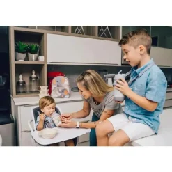 Primo Passi - Conjunto infantil de bambu com ventosa e copo, pequeno elefante Hot