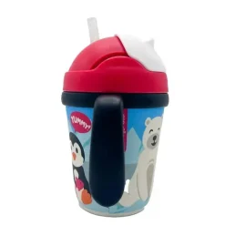 Primo Passi - Copo infantil fibra de bambu com alça/palha, amigos de inverno (pinguim/polar) Outlet