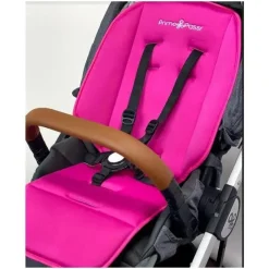 Primo Passi - Forro universal para carrinho, protetor de carrinho/forro para assento de carro, rosa escuro Fashion