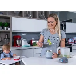 Primo Passi - Frasco para Comida Isolado para Bebê 12Oz/350Ml, Cinza Sale