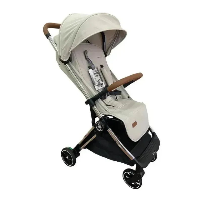 primo_passi__icon_travel__SKUb8CVZUNL_0.webp Primo Passi - Icon Travel Stroller Edição Especial, Moldura Cromada/Bege New