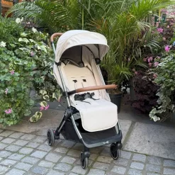 Primo Passi - Icon Travel Stroller Edição Especial, Moldura Cromada/Bege New