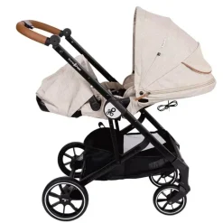 Primo Passi - Icon V2 Carrinho de bebê, recém-nascido a criança pequena com assento reversível e dobra compacta, bege mesclado Sale