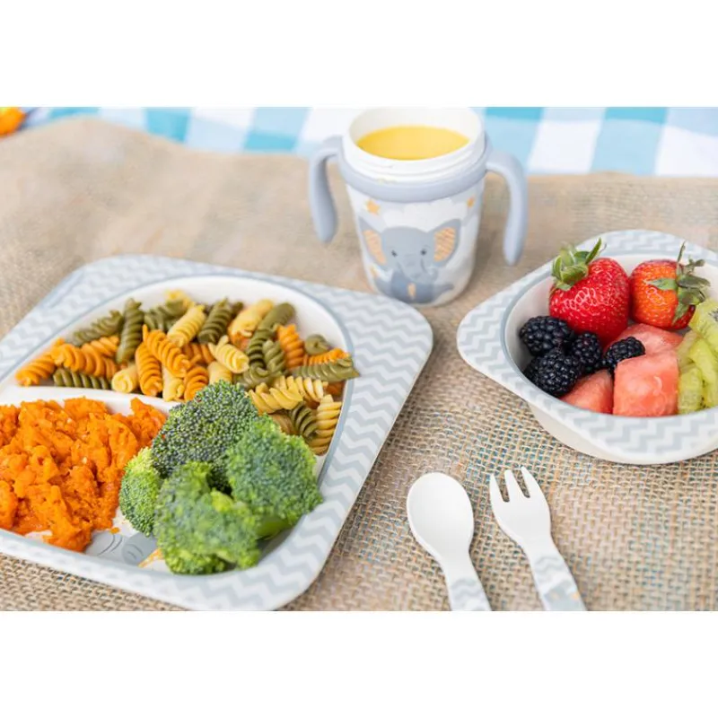 primo_passi__kids_bamboo__SKUi4sDHAe6_4.webp Primo Passi - Kids Bamboo Set Suction Plate & Cup, Little Elephant Sale
