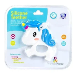 Primo Passi - Mordedor de bebê de silicone, unicórnio New