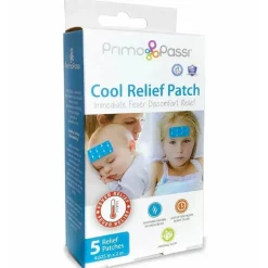 Primo Passi - 5Pk adesivos de gel de alívio de resfriamento instantâneo para bebês para febre Hot