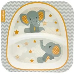 Primo Passi - Prato de Bambu Quadrado Dividido para Crianças, Pequeno Elefante Hot