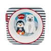 Primo Passi - Tigela Quadrada Infantil em Fibra de Bambu, Winter Friends Best
