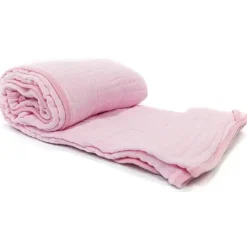 Primo Passi - Toalha de musselina com capuz para bebê, rosa claro Outlet