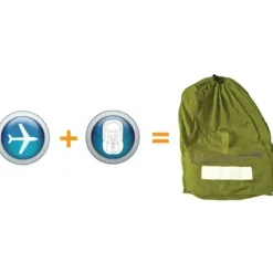 Prince Lionheart - Bolsa de transporte para assento de carro, verde Clearance