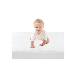 Baby Works Protetor de colchão de berço acolchoado e ajustado de bambu Outlet