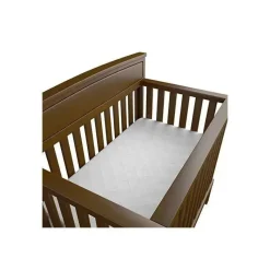 Baby Works Protetor de colchão de berço acolchoado e ajustado de bambu Outlet