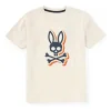 Psycho Bunny Baby - Sanderson Graphic Linho Natural Fashion