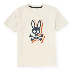 Psycho Bunny Baby - Sanderson Graphic Linho Natural Fashion