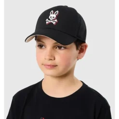 Psycho Bunny Kids - Boné Riviera Trucker Preto Sale