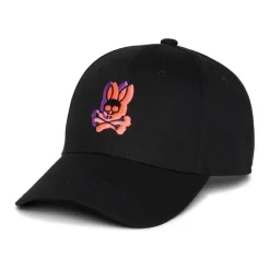 Psycho Bunny Kids - Groves Baseball Hat, Black Hot