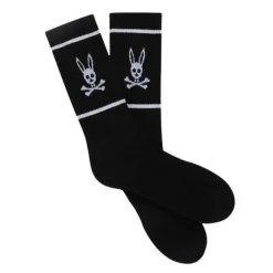 Psycho Bunny Kids - Mens Socks, Black Best