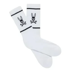 Psycho Bunny Kids - Mens Socks, White Fashion