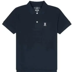 Psycho Bunny Kids - Polo Clássico, Azul Marinho Discount