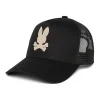 Psycho Bunny Kids - Riviera Trucker Cap, Black Outlet