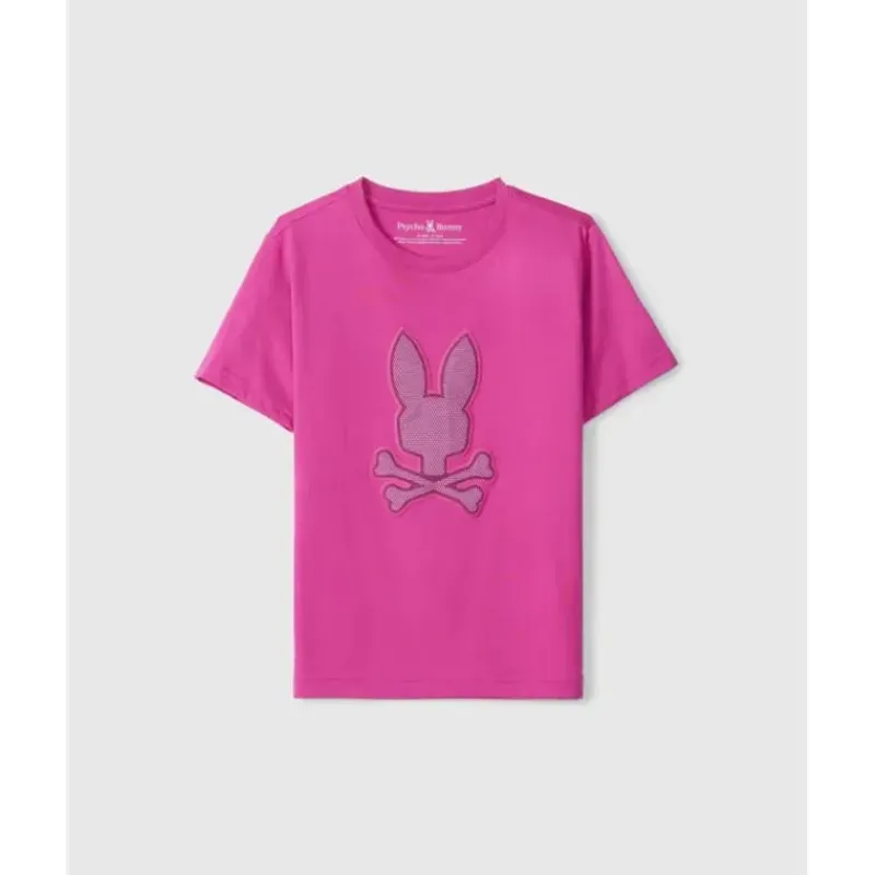 psycho_bunny_kids__rivier_SKUsjwVEvjT_1.webp Psycho Bunny Kids - Riviera Graphic Tee, Vermelho Fúcsia Hot