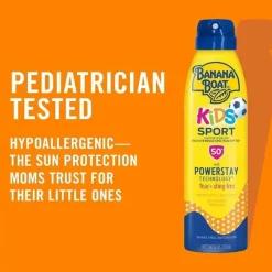 PTL USA PTL - Loção em spray protetor solar esportivo infantil Banana Boat FPS 50, 6 onças Sale