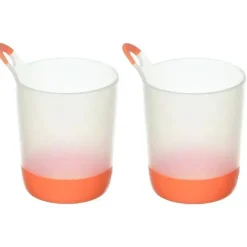 Puj Phillup - Pacote de 2 copos para crianças penduradas, tangerina Hot