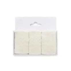 Pure Baby - Conjunto de meias orgânicas neutras brancas para bebê 3Pk Hot
