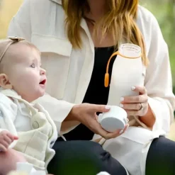 Quark Baby Quark - Aquecedor de leite portátil BuubiBottle para bebê New