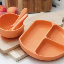 Quark Baby Quark - Conjunto de alimentação para bebês de silicone Feedi 5Pk da Quark New