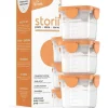 Quark Baby Quark - 3Pk Storrii Recipientes de comida para bebês com tampas, 5 onças Sale