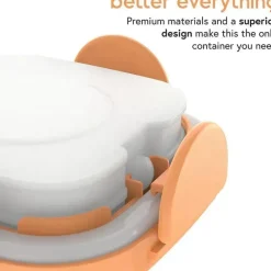 Quark Baby Quark - 3Pk Storrii Recipientes de comida para bebês com tampas, 5 onças Sale