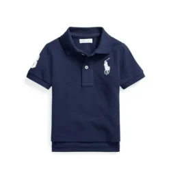 Ralph Lauren - Baby Knit Polo - Marinha Francesa Clearance