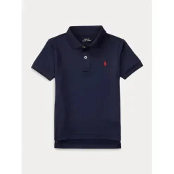 Ralph Lauren - Camiseta Polo de Algodão para Bebê -Marinha Francesa Hot