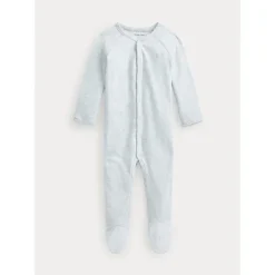 Ralph Lauren - Macacão Polo Interlock de Algodão, Azul Berilo Online