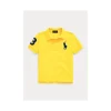 Ralph Lauren - manga curta Big Pony Mesh Polo Racing Yellow Best