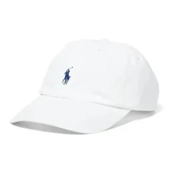 Ralph Lauren Baby - Boné de beisebol Chino de algodão branco Online
