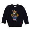 Ralph Lauren Baby - Boy Polo Bear Cotton Sweater, Navy New