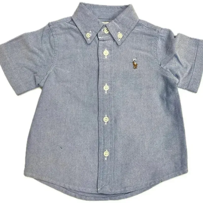 ralph_lauren_baby__camisa_SKUQ7XZTjHk_0.webp Ralph Lauren Baby - Camisa esportiva Oxford de manga curta Outlet