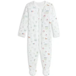 Ralph Lauren Baby - Long-Sleeve Interlock Knit Coverall Romantic Sampler Clearance