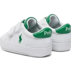 Ralph Lauren Baby - Menino Heritage Court Ii Ez Branco Suave Verde Clearance