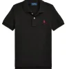 Ralph Lauren Baby - Polo de malha básica de manga curta, preto Best