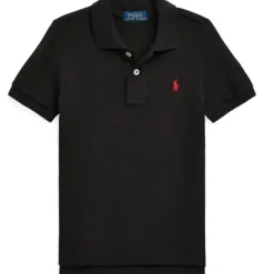 Ralph Lauren Baby - Polo de malha básica de manga curta, preto Best