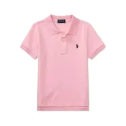 Ralph Lauren Baby - Polo de malha básica de manga curta, rosa caramelo Sale