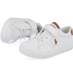 Ralph Lauren Baby - Ryley White tombado e bronzeado polido Best