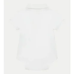 Ralph Lauren Baby - Short-Sleeve Basic Mesh Polo Bodysuit, White Hot