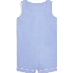 Ralph Lauren Baby - Sleeveless Oxford Mesh Tank Shortall, Blue Sale