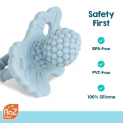 Nemcor Razbaby - Razberry Teether, Red/Green Clearance